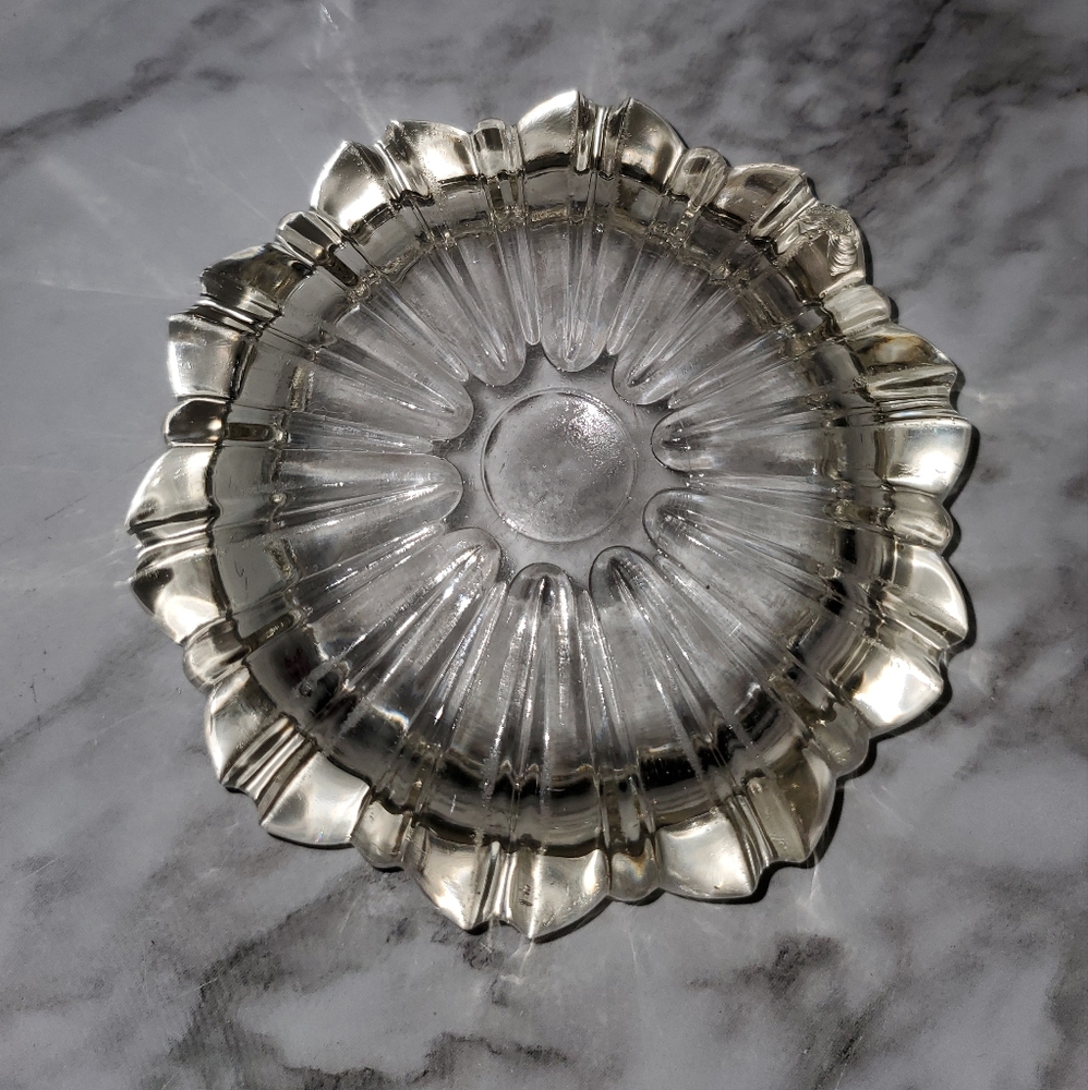 Small vintage round ashtray